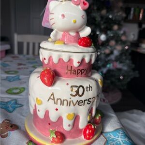 Hello Kitty 50th Anniversary Cake Figurine